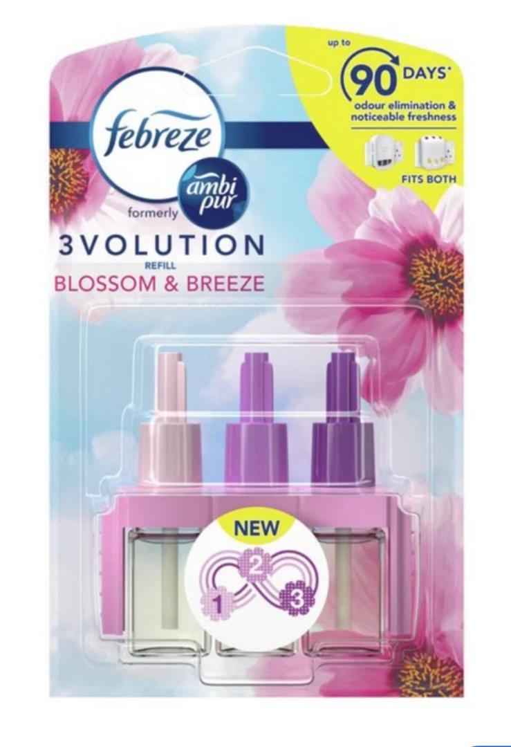 Febreze 3Volution Plug-In Refill – Blossom & Breeze Scent