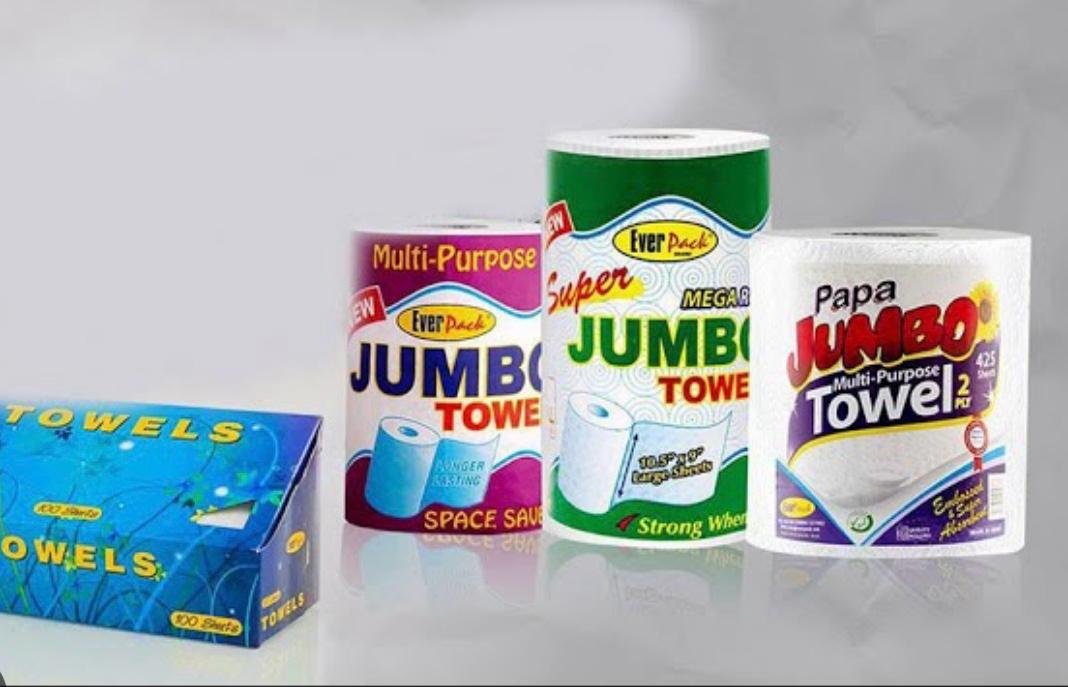 Multi-Pack Jumbo Paper Towels – Assorted Brands, High Absorbency, Multi-Purpose Use