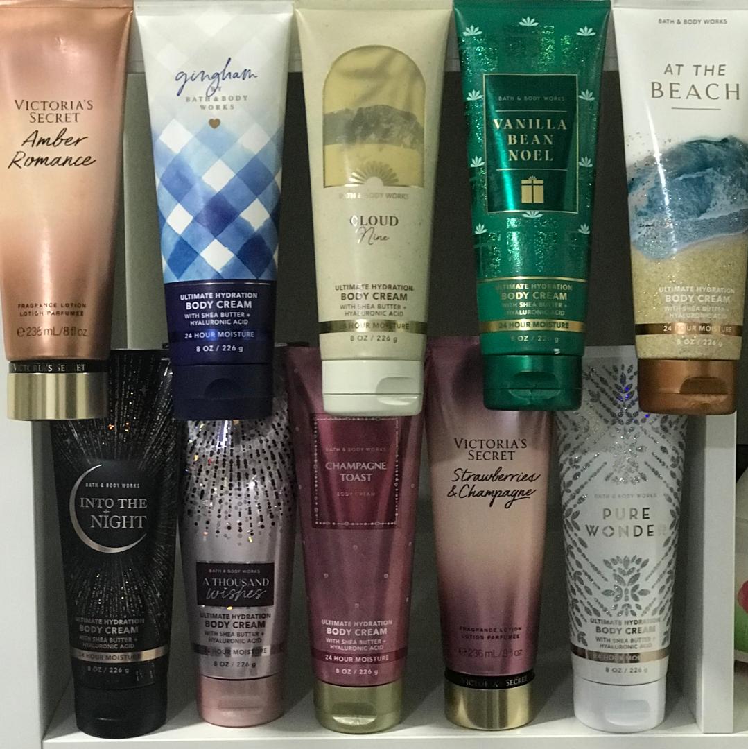 Victoria's Secret & Bath & Body Works Body Cream Collection – Assorted Scents