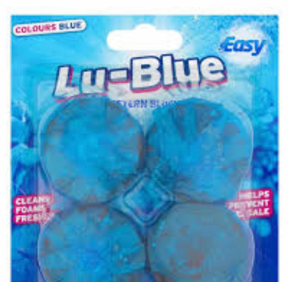 Easy Lu-Blue Toilet Cleaning Tablets (4 in 1)