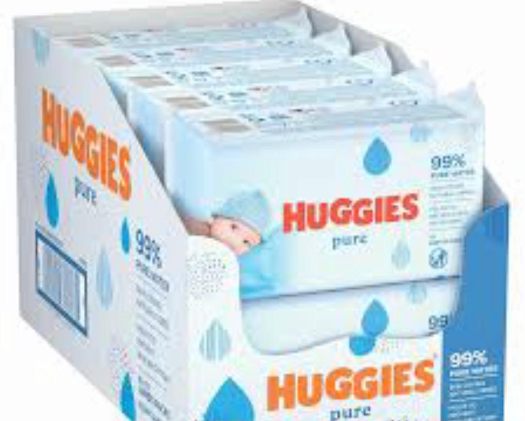 Huggies Pure Baby Wipes – Fragrance-Free, 99% Pure Water (Multipack)