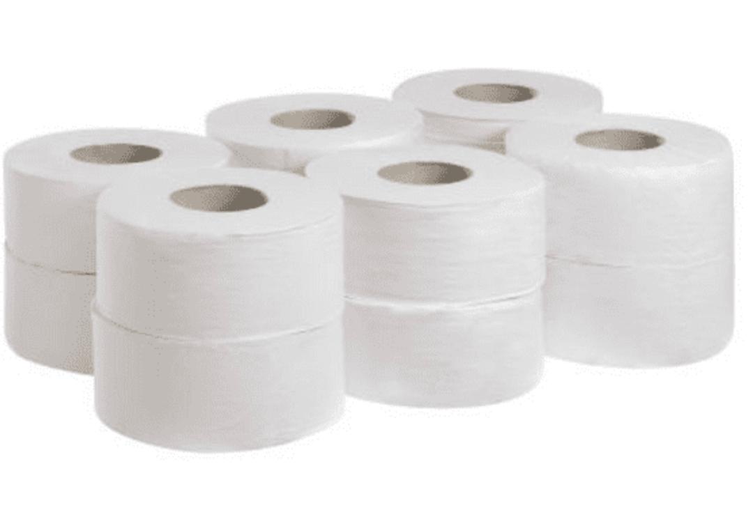 Standard White Toilet Paper Rolls – Bulk Pack of 10
