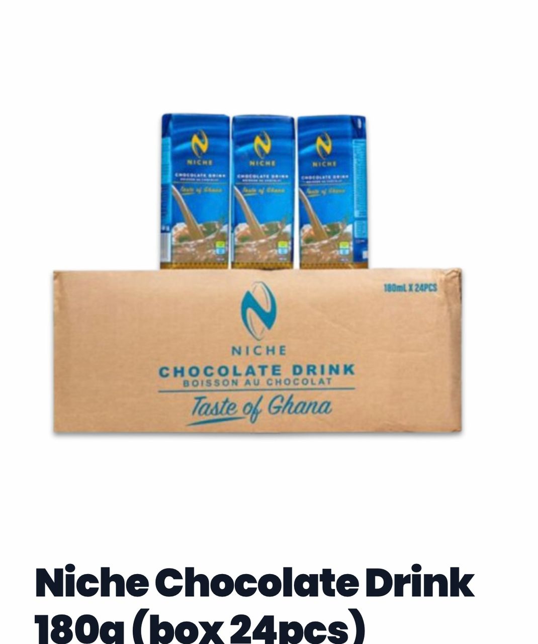 Niche chocolate drink (180ml *24) per box