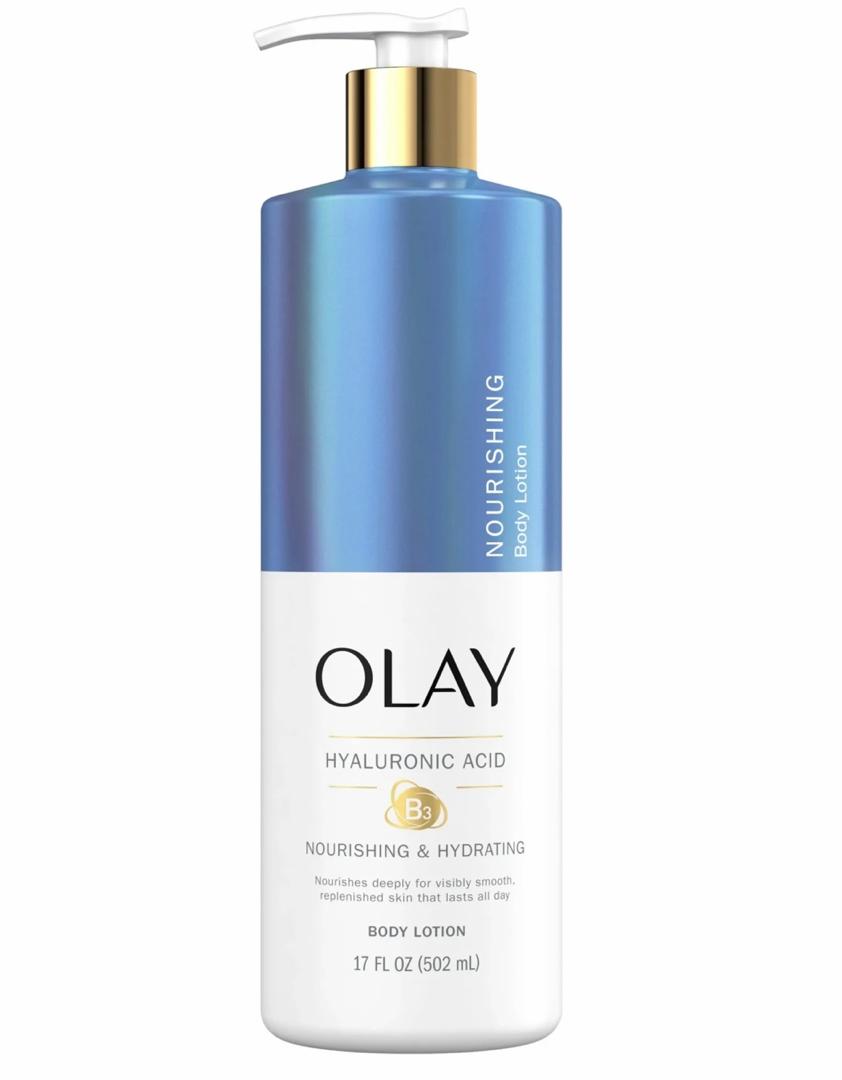 Olay Nourishing & Hydrating Body Lotion with Hyaluronic Acid and B3 – 17 FL OZ (502 mL)