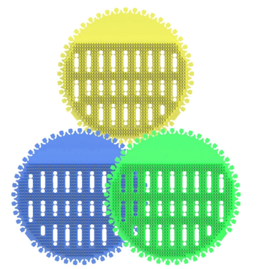 Multi-Purpose Perforated Plastic Drain Mats – Assorted Colors