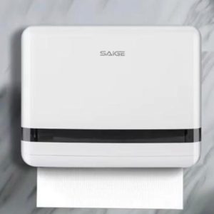 Wall-Mounted Paper Towel Dispenser – Manual Pull with Viewing Window
