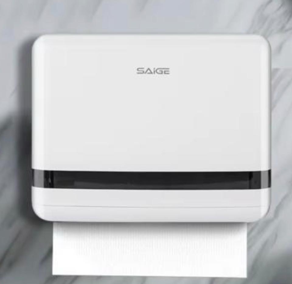 Wall-Mounted Paper Towel Dispenser – Manual Pull with Viewing Window