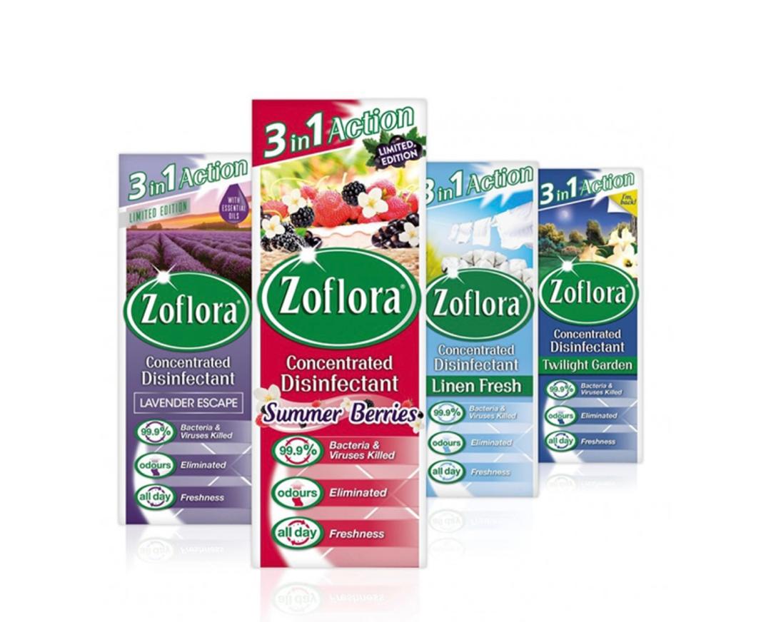 Zoflora Concentrated Disinfectant – Multi-Scent Collection with 3-in-1 Action 250ml